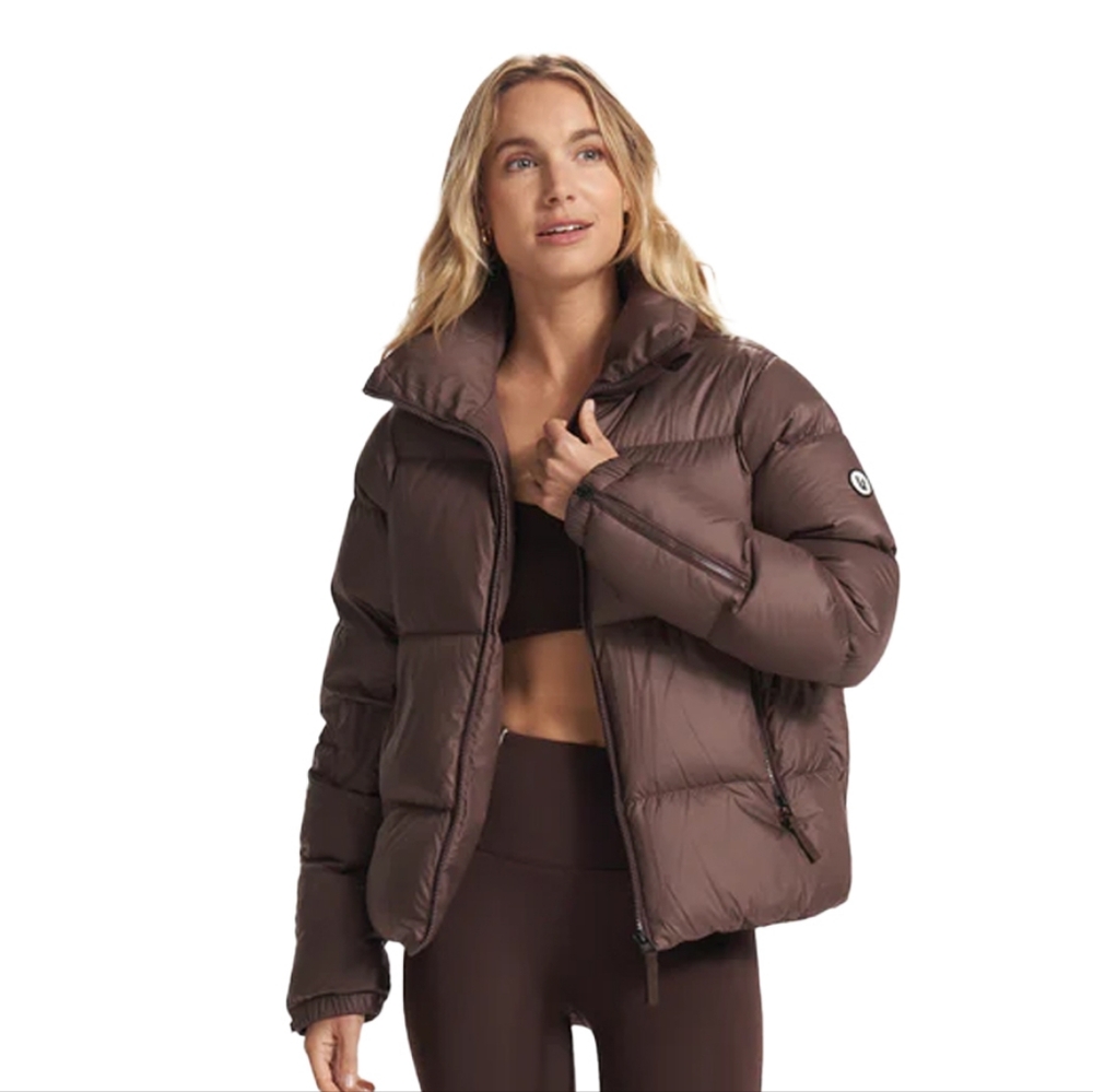 Vuori Hillside Chocolate Brown Puffer Jacket